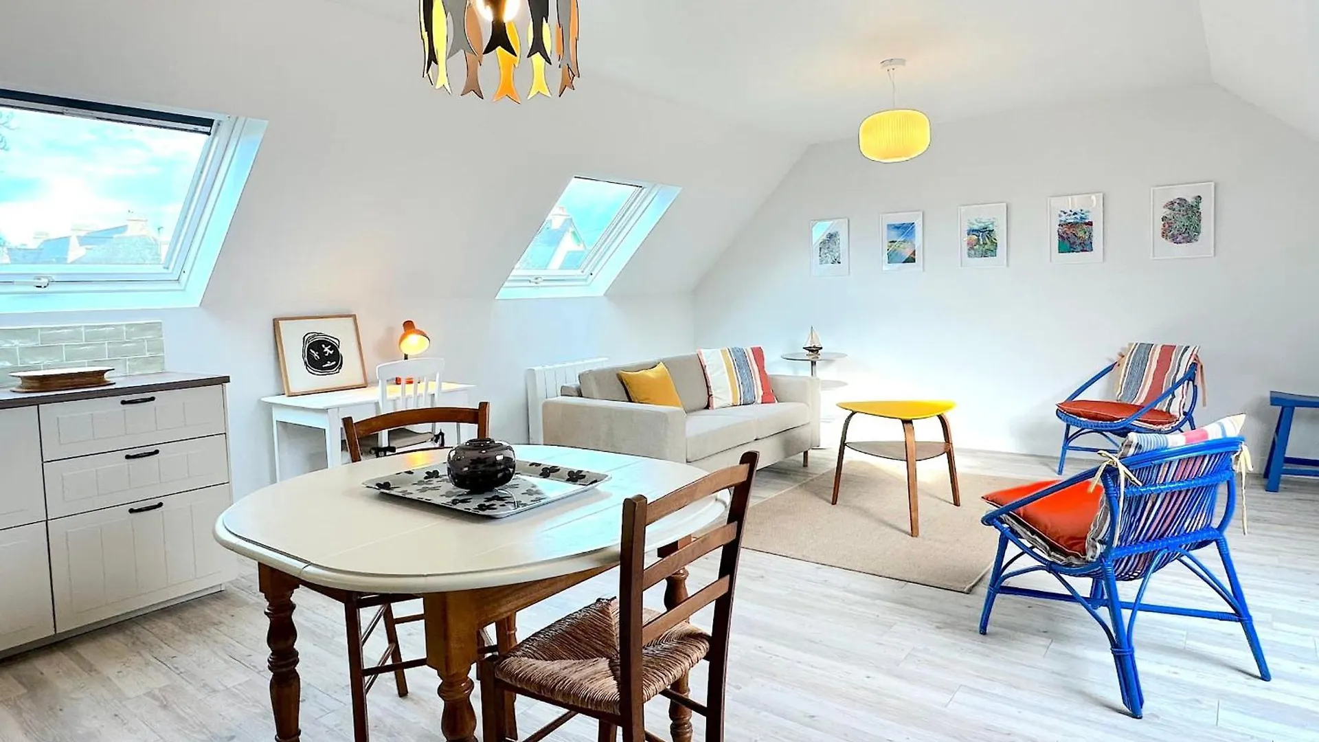 Apartman La Balise-Appart Dans Un Manoir-Vue Mer Et Jardin La Terre du Pont Franciaország
